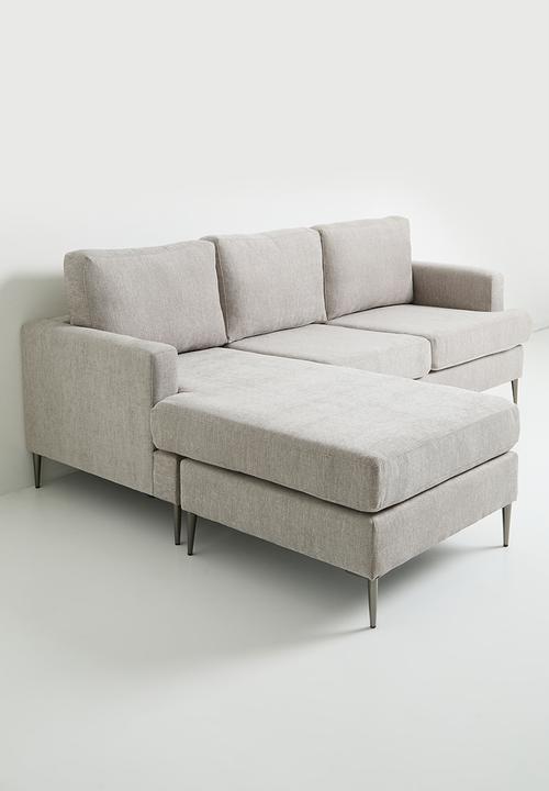 Sixth Floor - Bali 3 chaise lounge - taupe