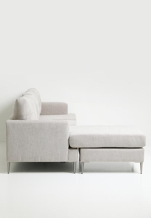 Sixth Floor - Bali 3 chaise lounge - taupe