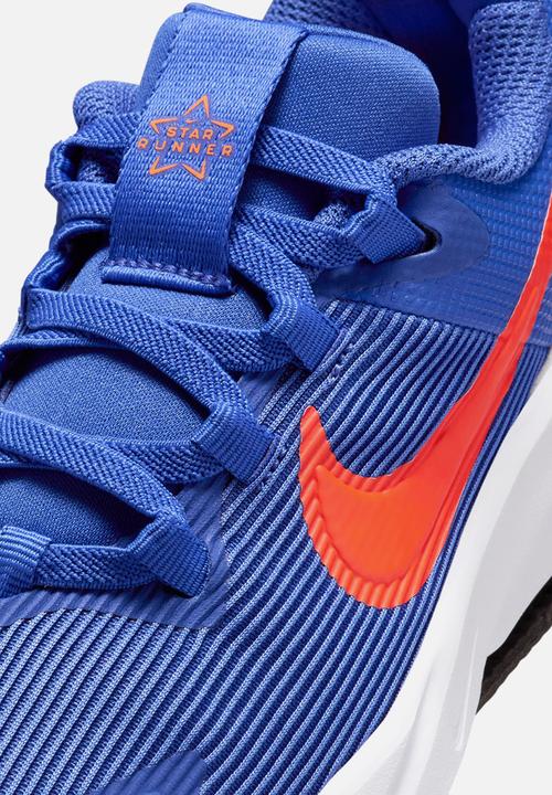 Nike - Nike Star Runner 4 Ps - Astronomy Blue/Team Orange-White