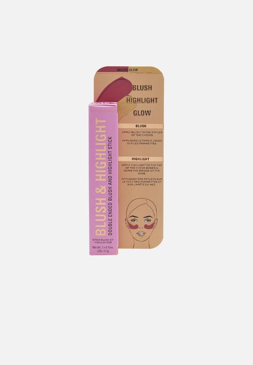 Revolution - Blush & Highlight Stick - Mauve Glow