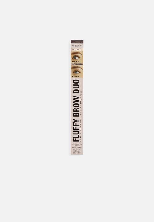 Revolution - Fluffy Brow Filter Duo - Ash Brown