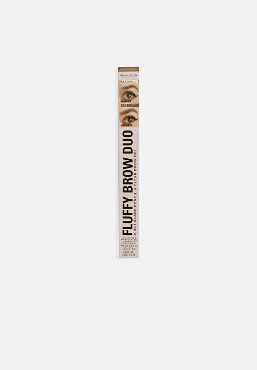 Revolution - Fluffy Brow Filter Duo - Medium Brown