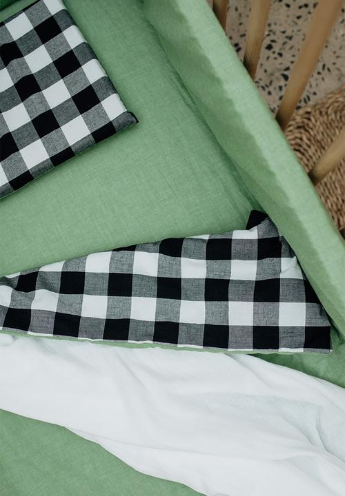 Phlo Studio - Cot duvet - fern check