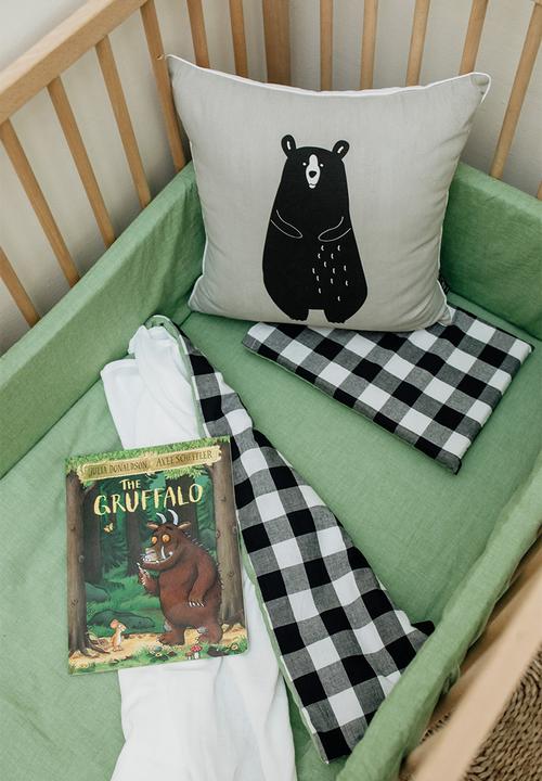 Phlo Studio - Cot duvet - fern check