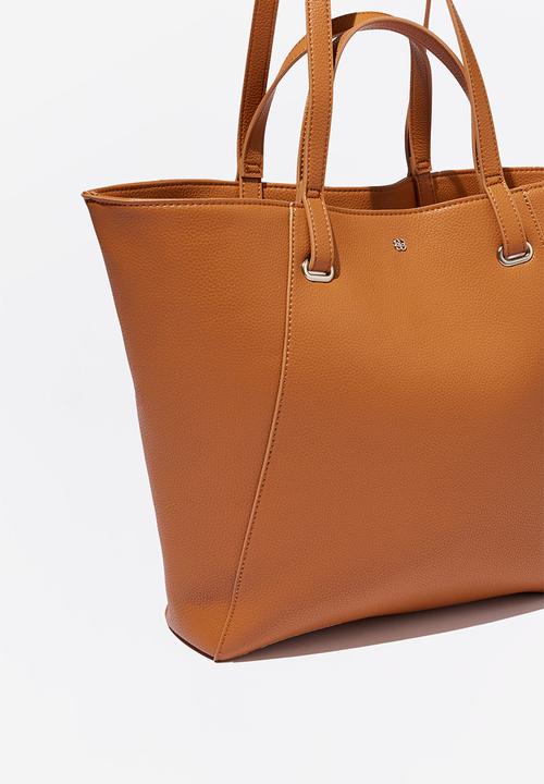 Rubi - Pia shopper tote bag - camel pu