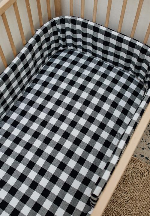 Phlo Studio - Cotton fitted sheet - B&W Gingham