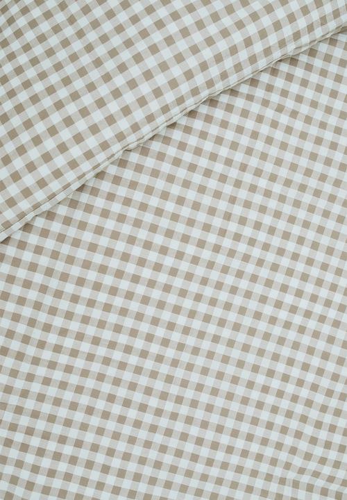 Phlo Studio - Duvet cover - natural Gingham