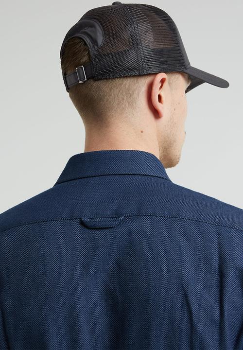 G-STAR - Bristum 2.0 slim shirt l\s - dk sea blue bt