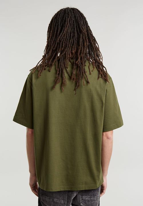 G-STAR - Center chest boxy r t - shadow olive
