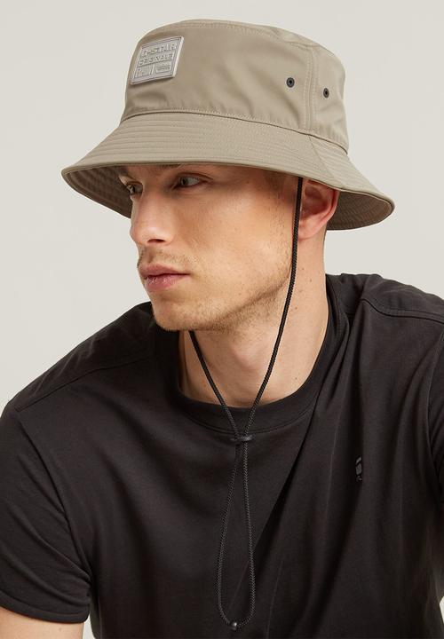 G-STAR - Rain brimmer bucket hat - brindle