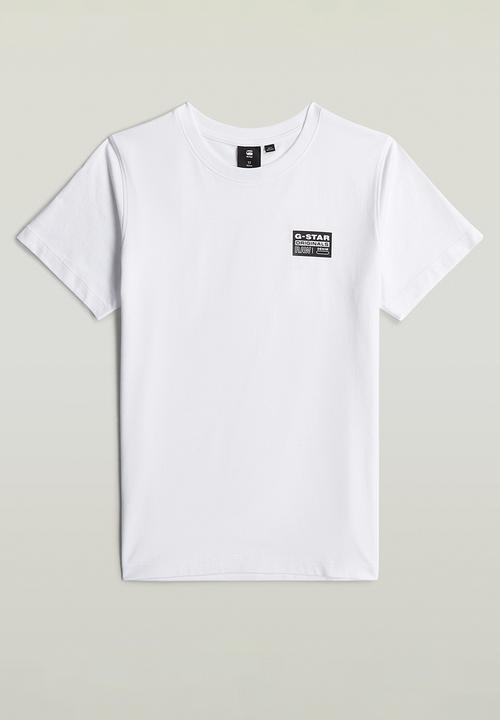G-STAR - T-shirt s\s regular - white
