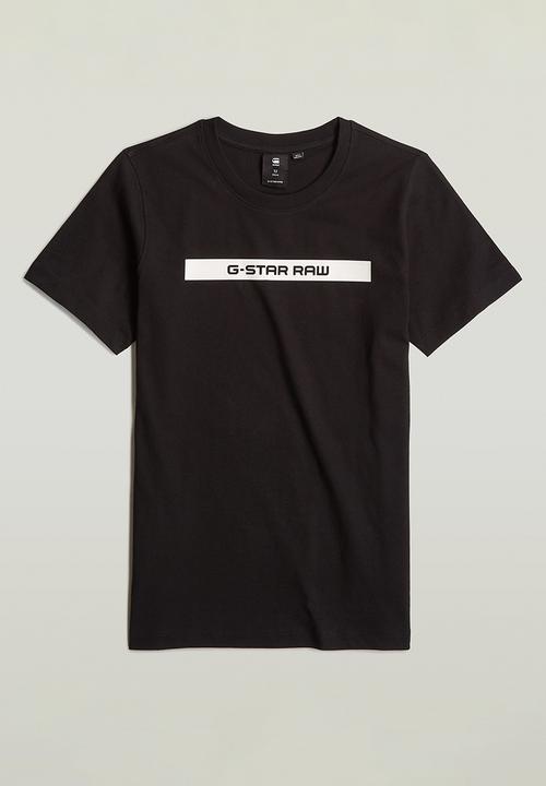 G-STAR - T-shirt s\s regular - dk black