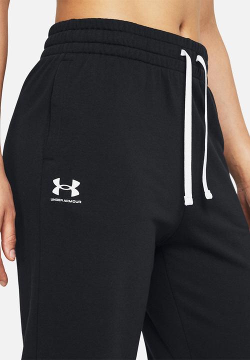 Under Armour - Ua Rival Terry Jogger - Black / White