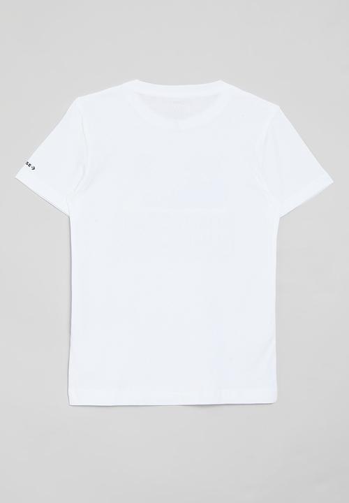 Converse - Cnvb script sneaker gfx short sleeve tee - white