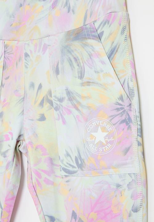 Converse - Cnvg high rise printed legging - sticky aloe