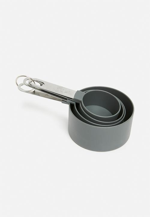 Excellent Houseware - Measuring cups & spoons set - Charcoal