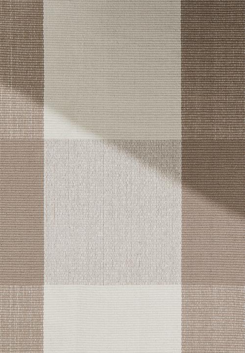 H&M - Checked flat weave rug - beige checked