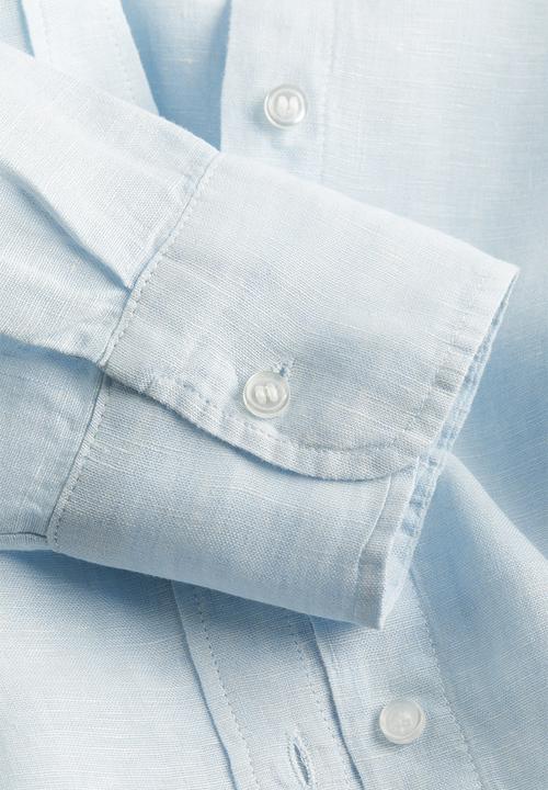 H&M - Linen shirt - blue