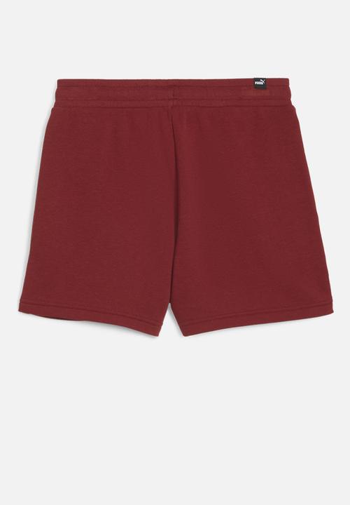 PUMA - Ess+ Class Act Graphic Shorts Tr G - Intense Red