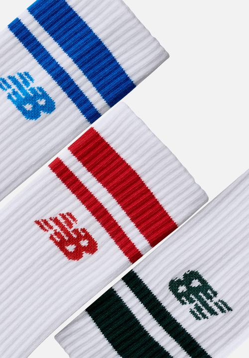 New Balance  - Sports Essentials Midcalf Sock 3 Pack - Assorted