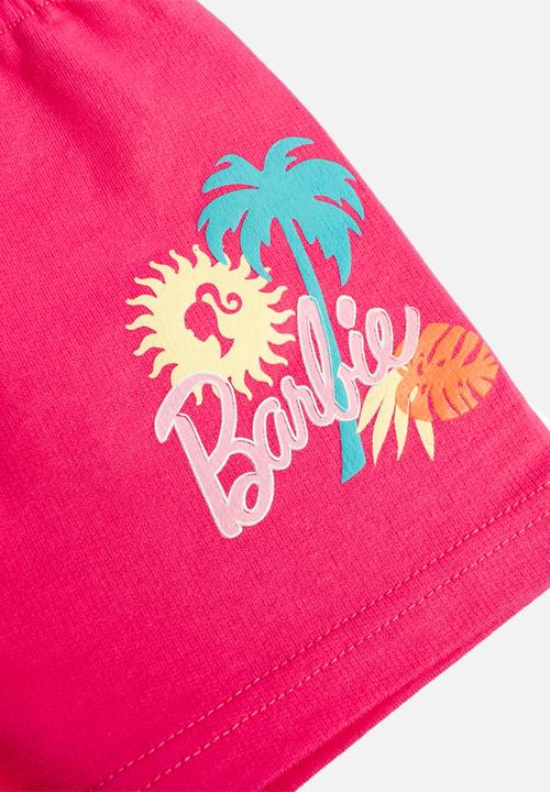 Character Group - Barbie fleece shorts - pink
