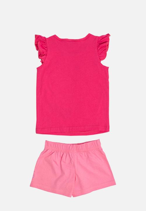 Character Group - Peppa pig short sleeve pj set - pink