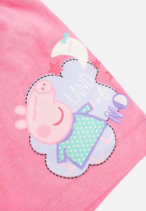 Character Group - Peppa pig short sleeve pj set - pink