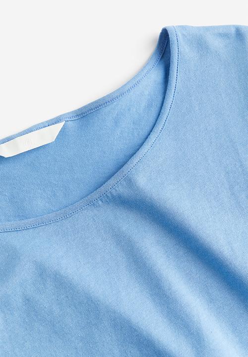 H&M - Cotton T-shirt - sky blue