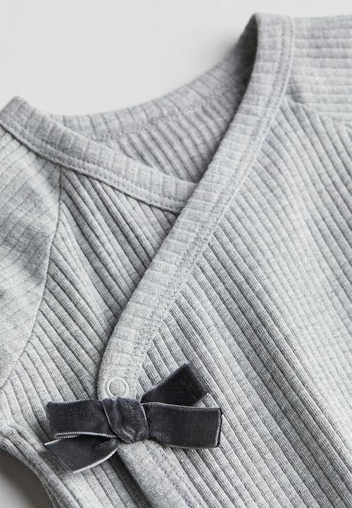 H&M - 2-Piece cotton set - grey marl