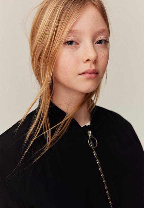H&M - Bomber jacket - black