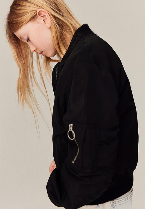 H&M - Bomber jacket - black