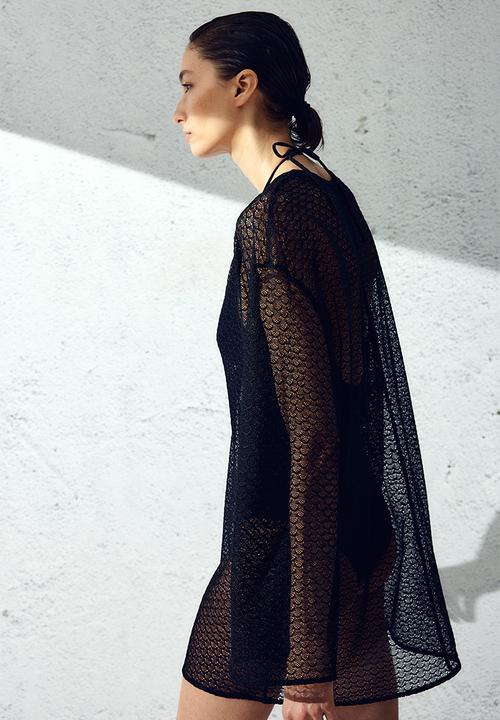 H&M - Knitted tunic - black