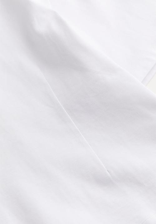 H&M - Tapered-waist top - white