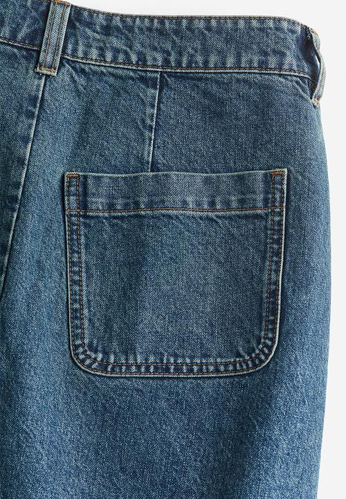 H&M - Denim cargo skirt - blue
