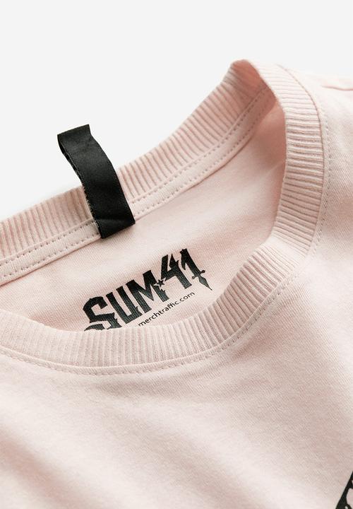 H&M - Printed T-shirt - light pink/car