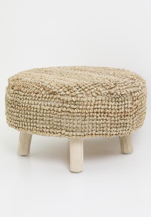 Sixth Floor - Kirs jute stool - Natural
