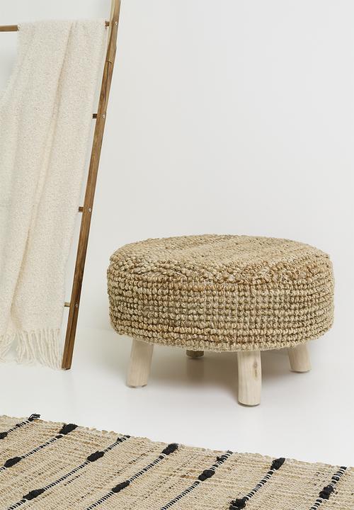 Sixth Floor - Kirs jute stool - Natural