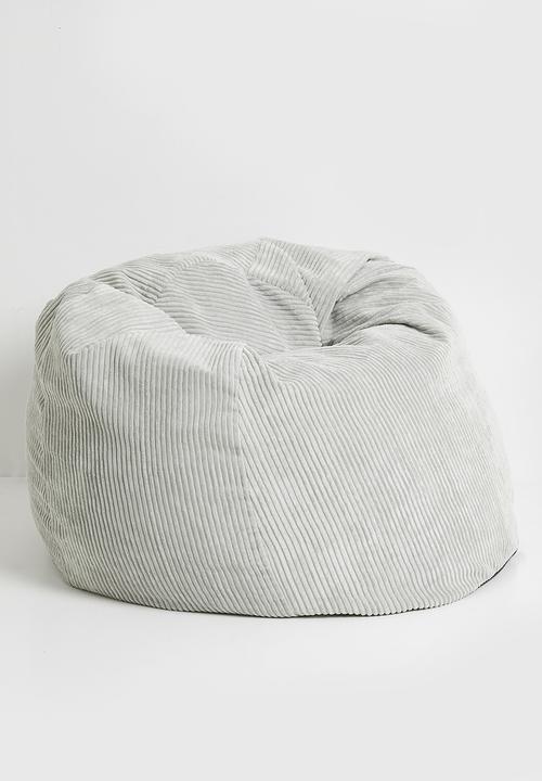 Sixth Floor - Bella large beanbag - silver