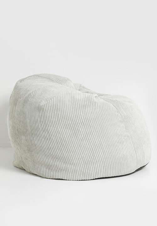 Sixth Floor - Bella large beanbag - silver