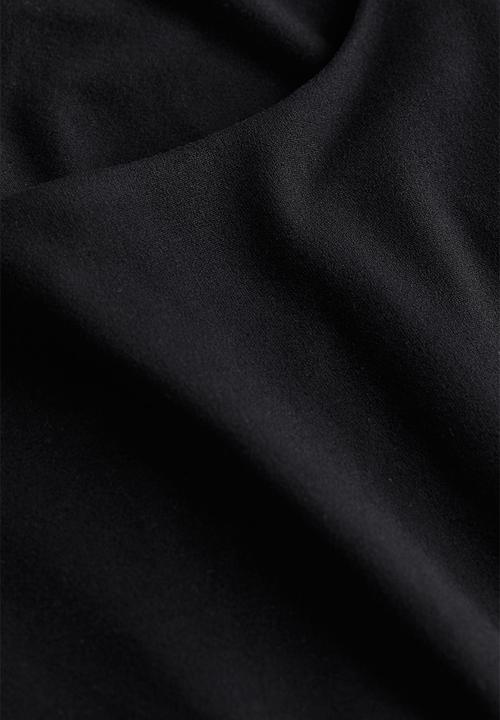 H&M - Long-sleeved jersey top - black
