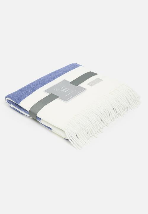 Haven & Earth  - Melody Mariner Throw - Midnight