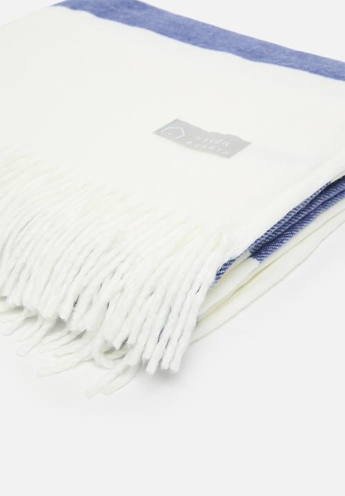 Haven & Earth  - Melody Mariner Throw - Midnight