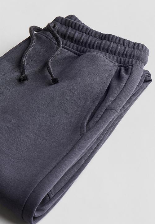H&M - Interlock jersey joggers - dark grey
