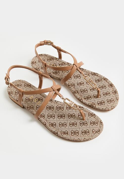 GUESS - Gwmeaa thong sandal - caramel