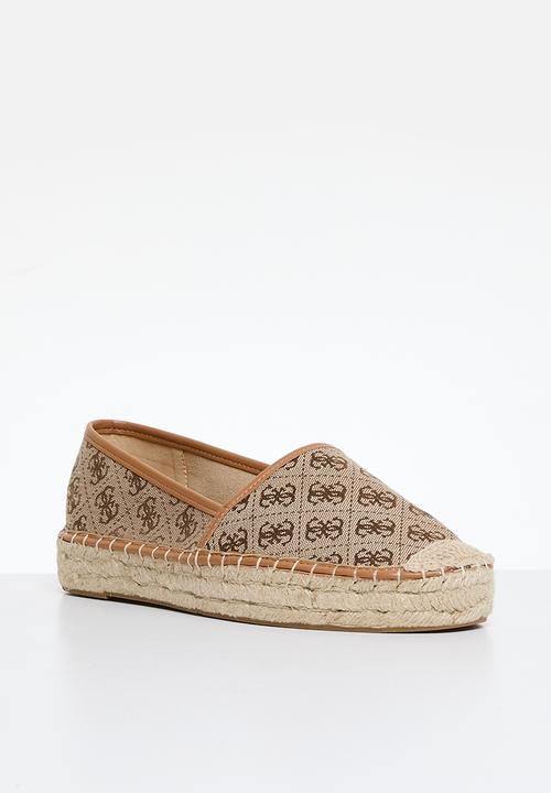 GUESS - GwJoelya espadrille - brown