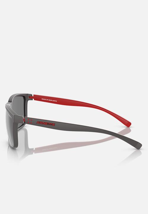 Arnette - Stripe grey mirror silver 58mm  - matte grey