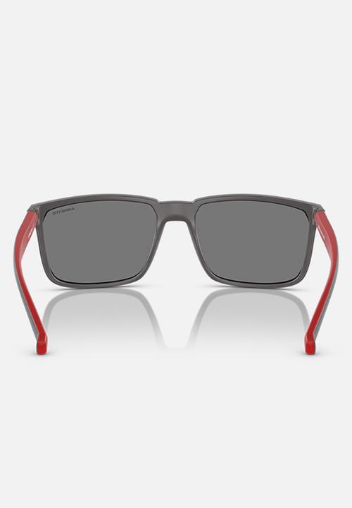 Arnette - Stripe grey mirror silver 58mm  - matte grey