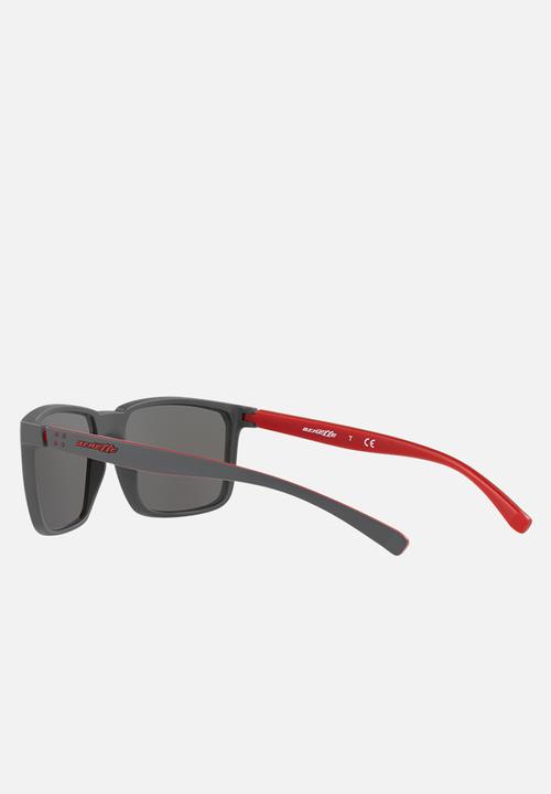 Arnette - Stripe grey mirror silver 58mm  - matte grey