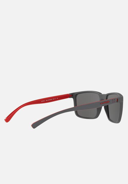Arnette - Stripe grey mirror silver 58mm  - matte grey