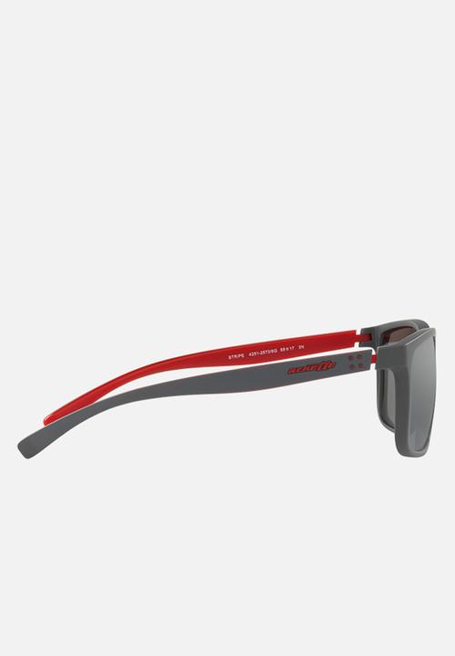 Arnette - Stripe grey mirror silver 58mm  - matte grey